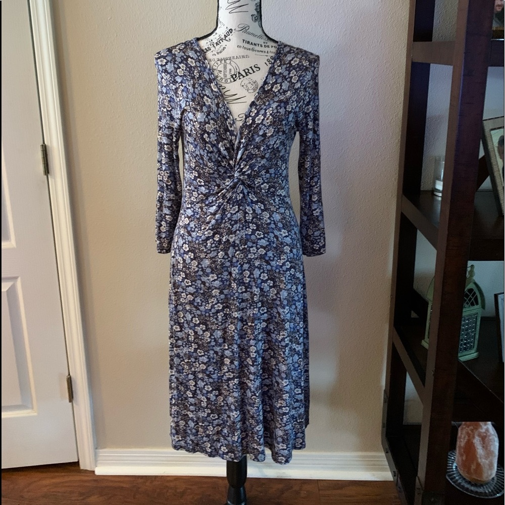 Flowered print dress